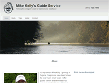 Tablet Screenshot of mikekellysguideservice.com